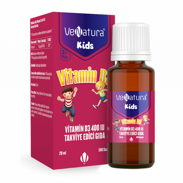 VENATURA Kids Vitamin D3 400 IU 20 ML