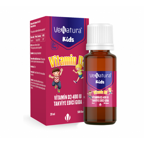 VENATURA Kids Vitamin D3 400 IU 20 ML