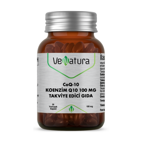 VENATURA CoQ-10 Koenzim Q10 Takviye Edici Gıda 30 Kapsül