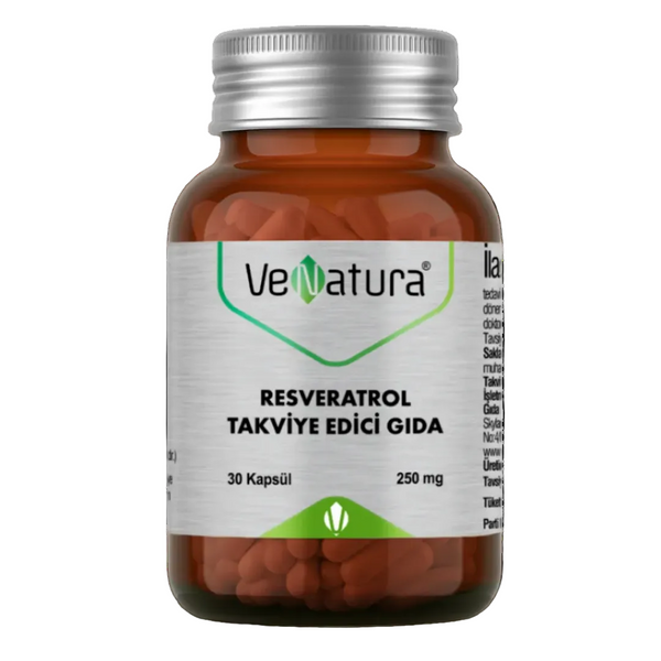 VENATURA Resveratrol Takviye Edici Gıda 30 Kapsül