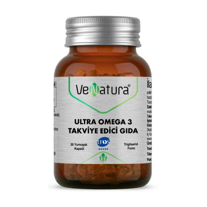 VENATURA Ultra Omega 3 Takviye Edici Gıda 30 Kapsül