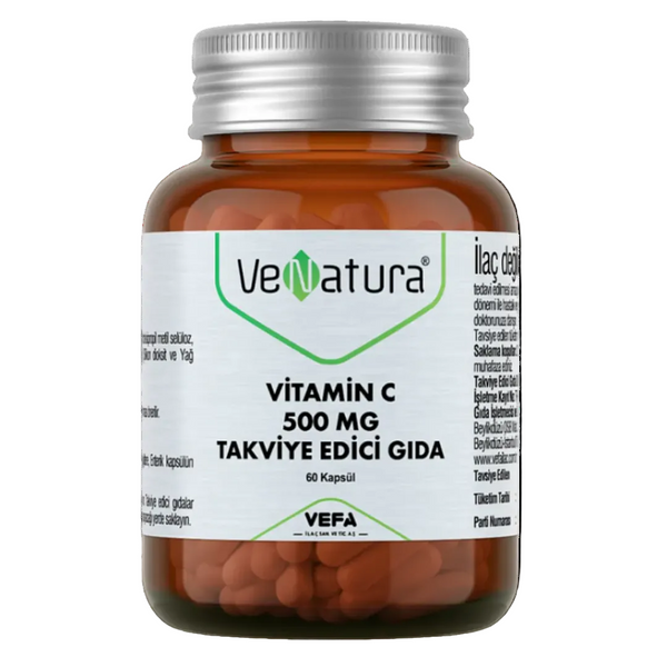 VENATURA Vitamin C 500 mg 60 Kapsül