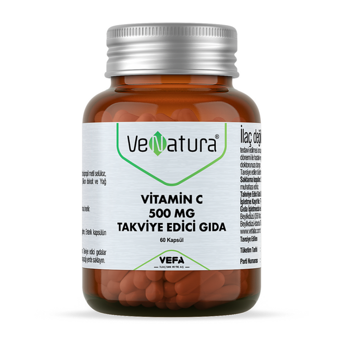 VENATURA Vitamin C 500 mg 60 Kapsül