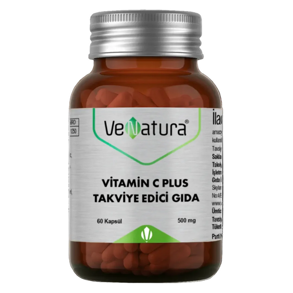 VENATURA Vitamin C PLUS Takviye Edici Gıda 60 Kapsül