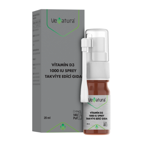 VENATURA Vitamin D3 1000 IU Sprey Takviye Edici Gıda 20 ML