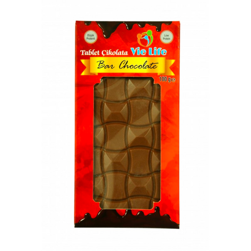 VİE LİFE Düşük Proteinli Tablet Çikolata 100g