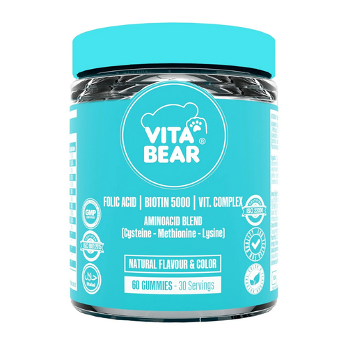 Vita Bear Strong Hair Gummy Vitamin 60 Adet