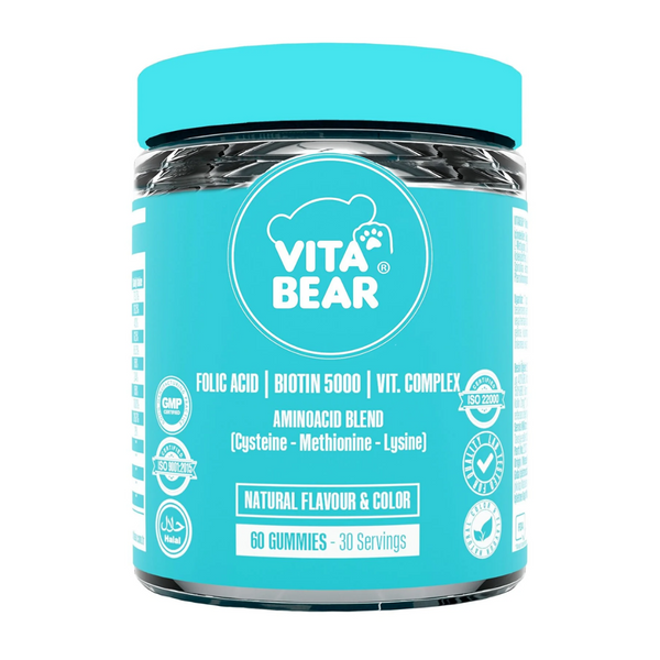 VİTA BEAR Strong Hair Gummy Vitamin 60 Adet