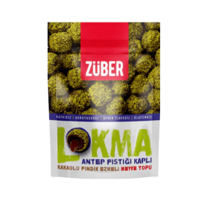 ZÜBER Antep Fıstığı Kaplamalı Lokma 96g