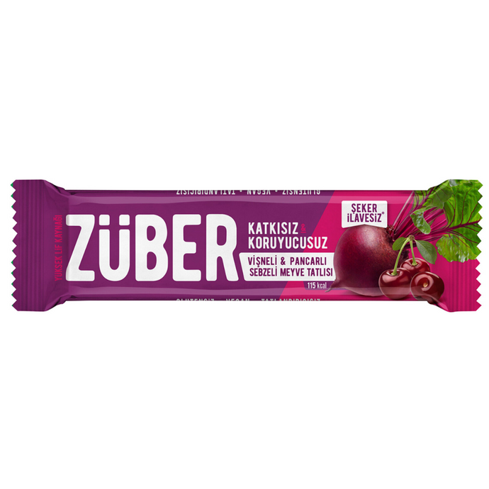 ZÜBER Vişneli Pancarlı Sebzeli Bar 35g