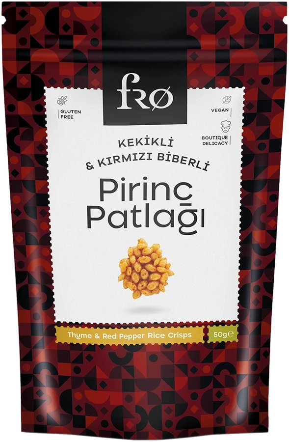 frø Kekikli & Kırmızı Biberli Pirinç Patlağı